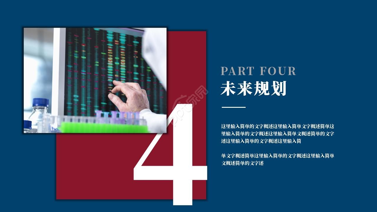 简约大气商务通用试用期工作总结ppt模板