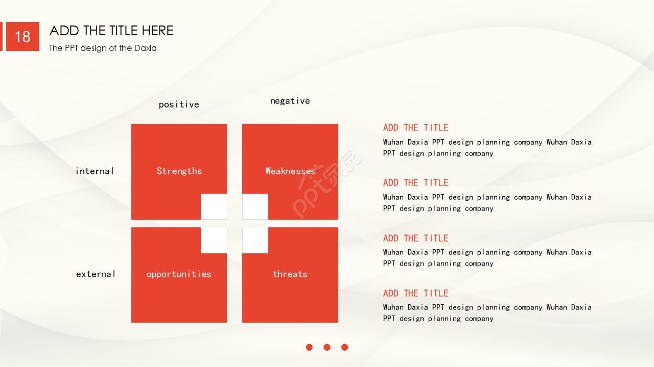 国外幻灯片米黄色模板