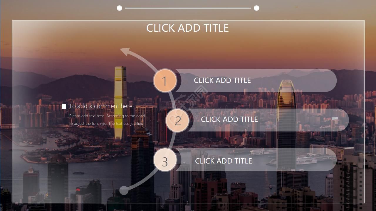 紫色背景精品PPT模板