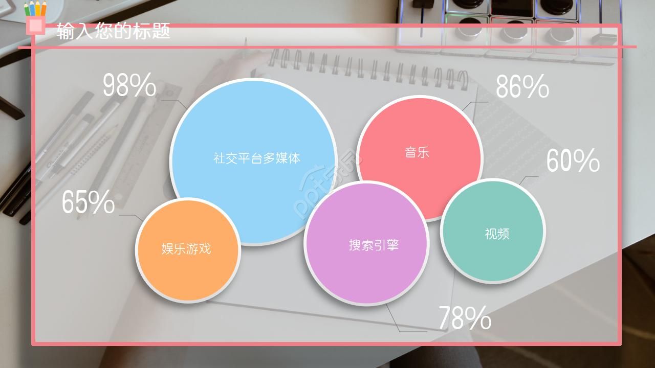 创意手绘风格商务ppt动态模板