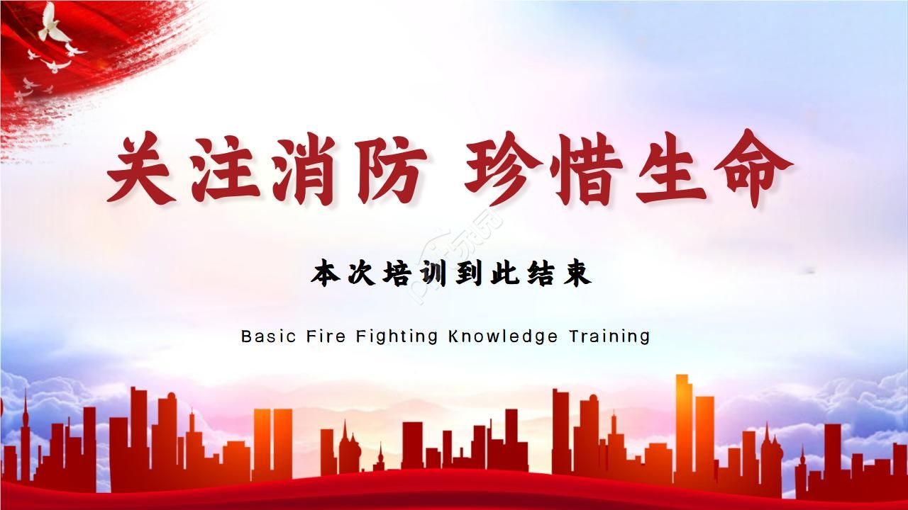 消防安全检查ppt模板