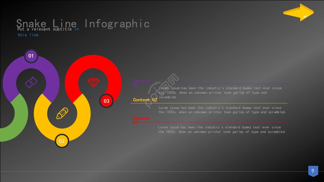 国外精美行业图表PPT幻灯片模板