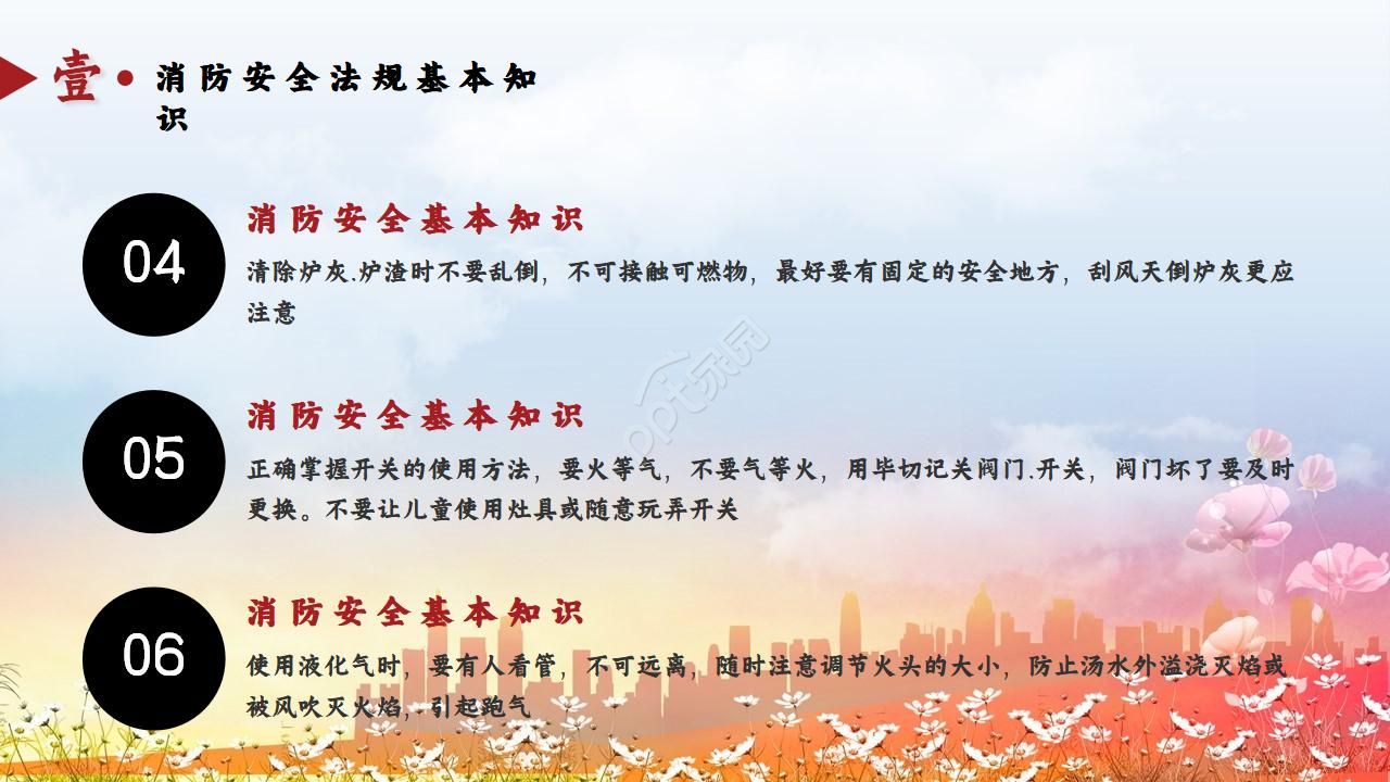 消防安全检查ppt模板