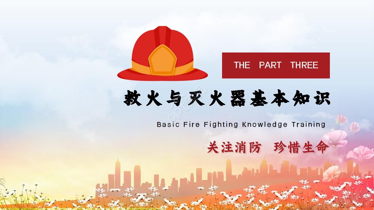 消防安全检查ppt模板