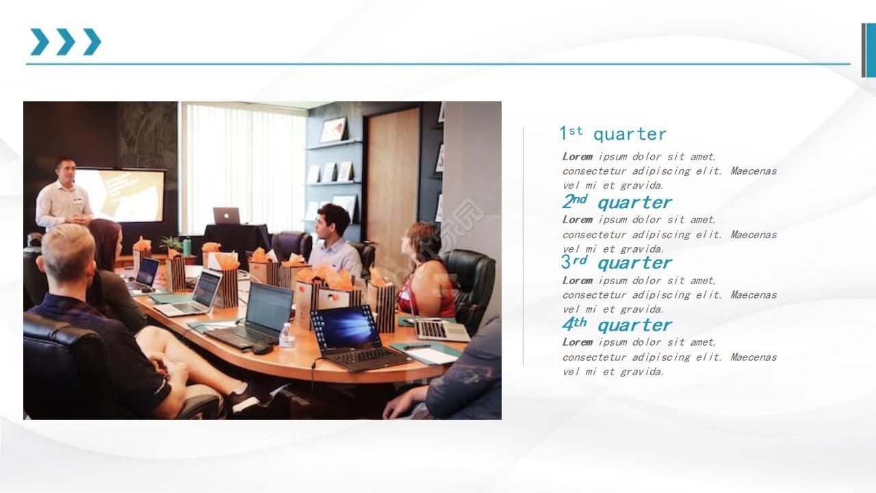 国外商务简洁PPT模板