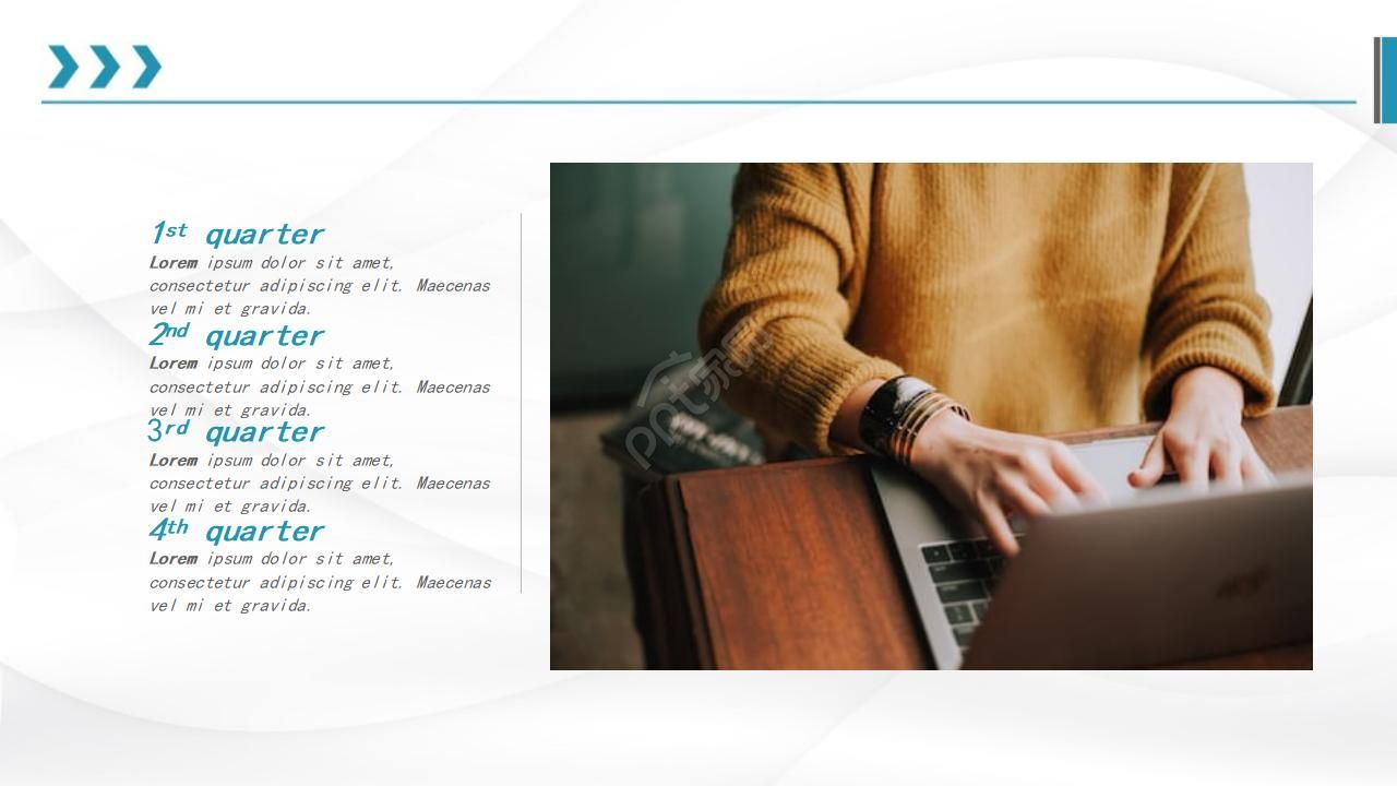 国外商务简洁PPT模板