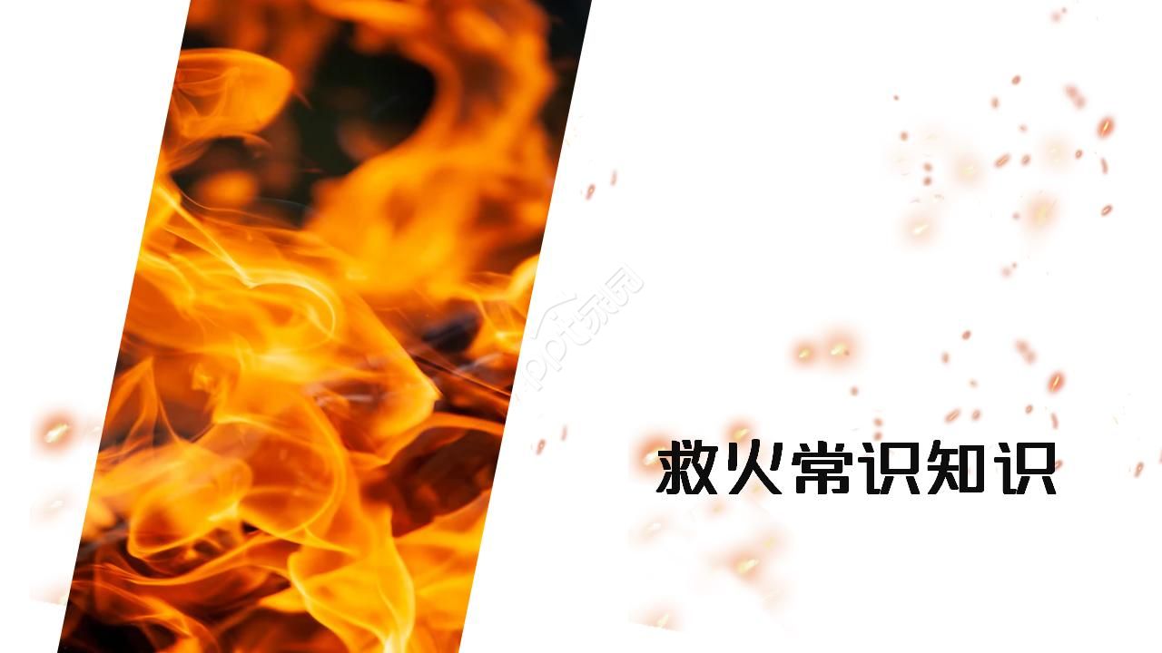 餐饮消防安全培训ppt模板