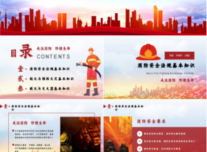 消防安全检查ppt模板下载推荐