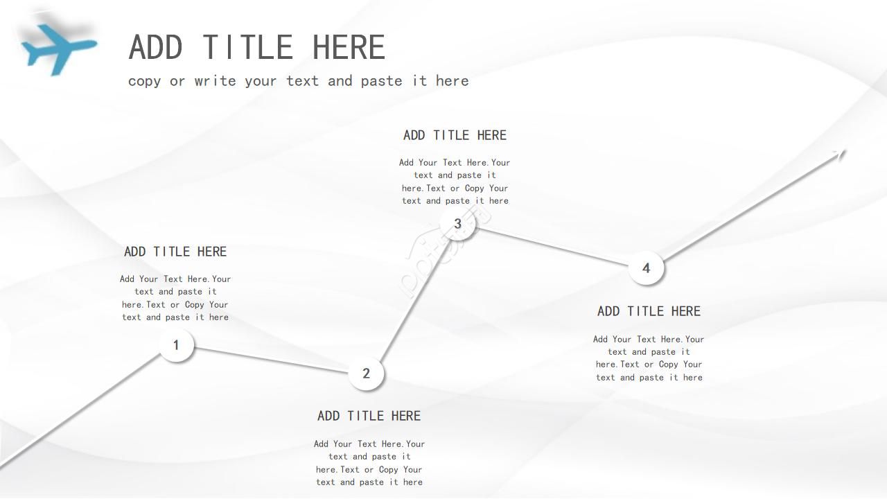 国外精选统计图表PPT模板
