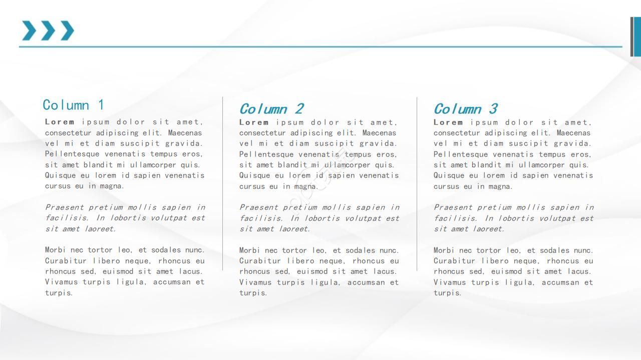 国外商务简洁PPT模板