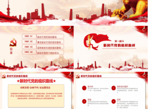 专题党课党章ppt模板下载推荐