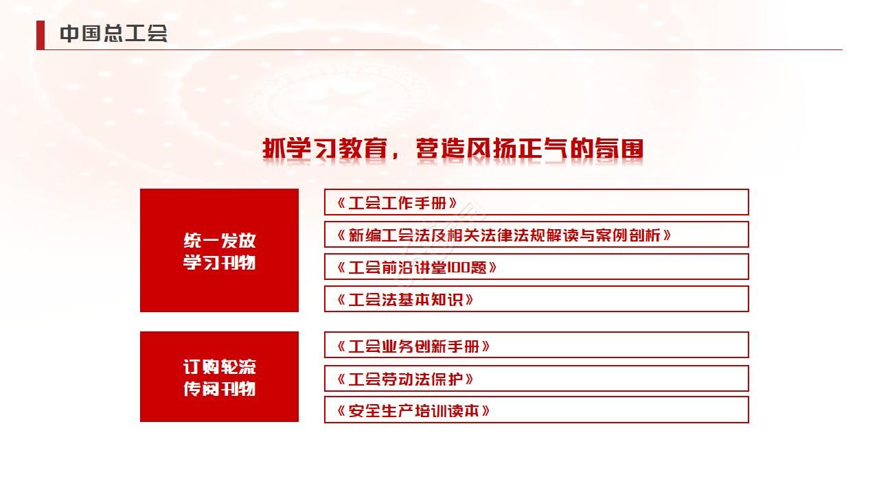 2019基层单位工会管理工作总结汇报ppt模板