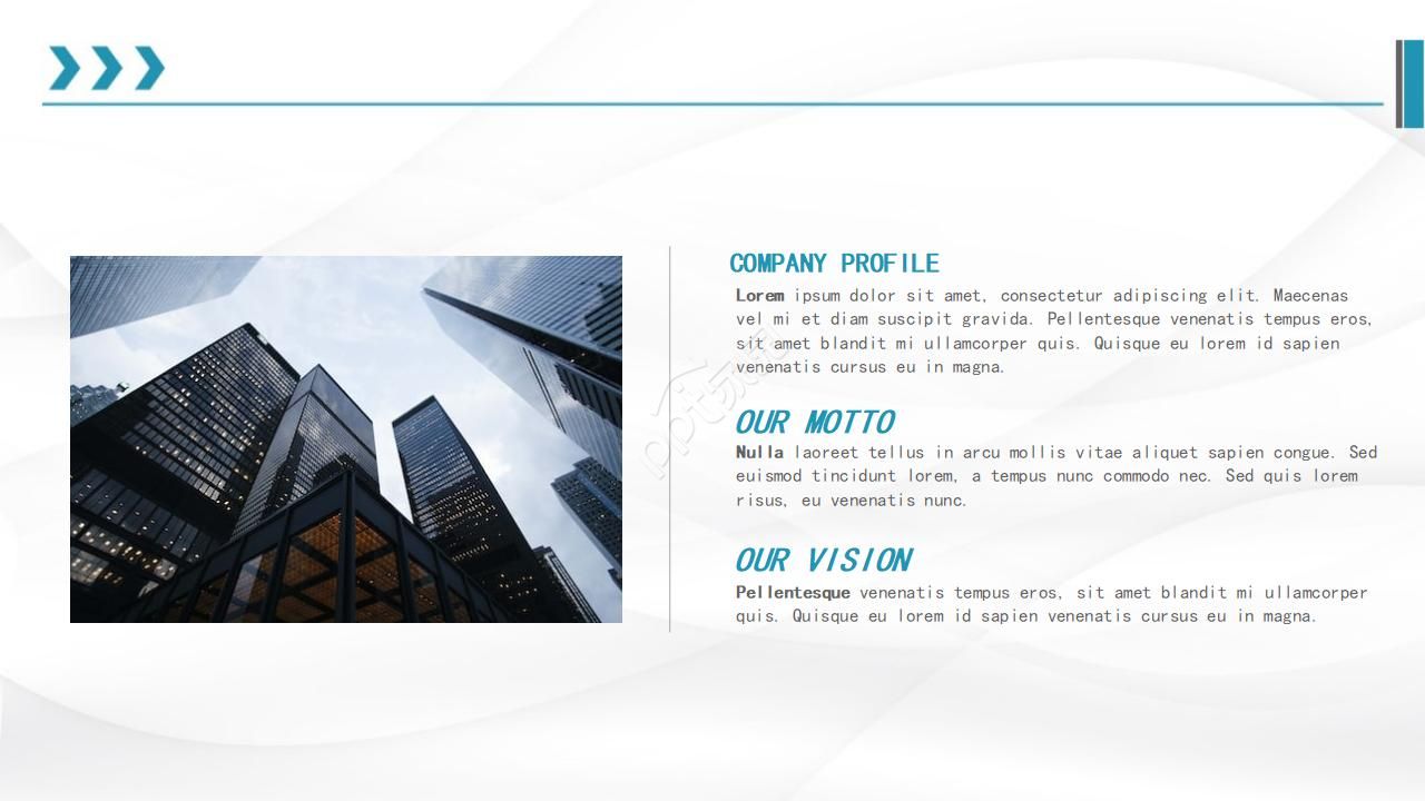 国外商务简洁PPT模板