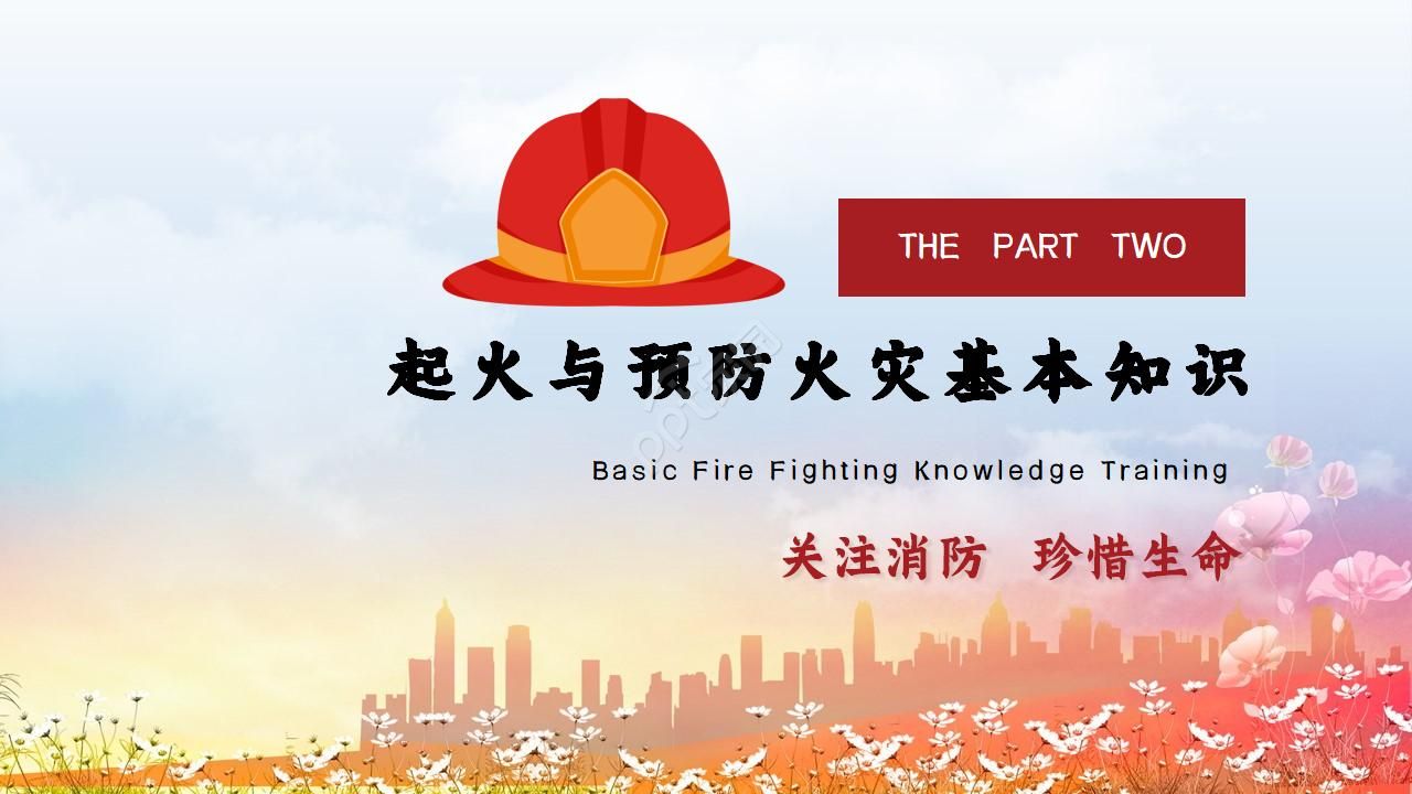 消防安全检查ppt模板