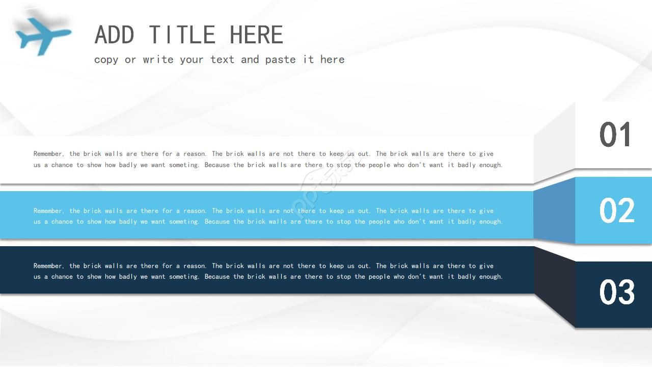 国外精选统计图表PPT模板