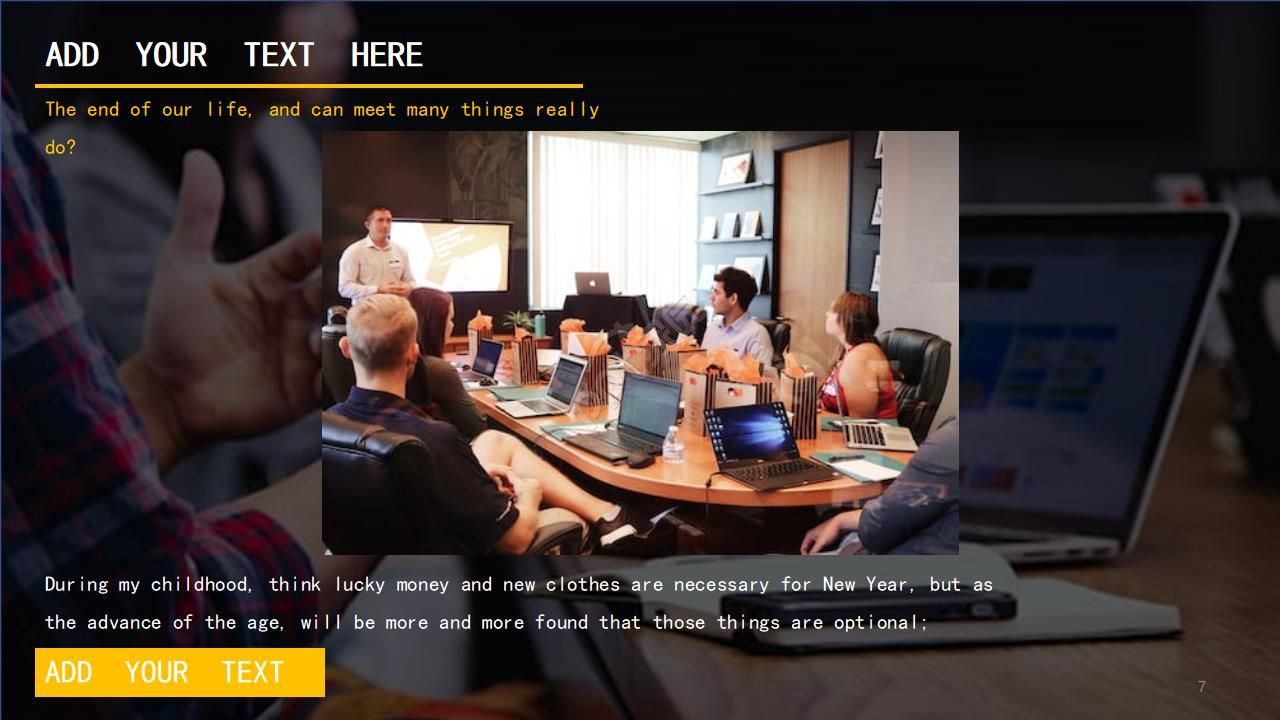 电脑背景的国外PPT模板