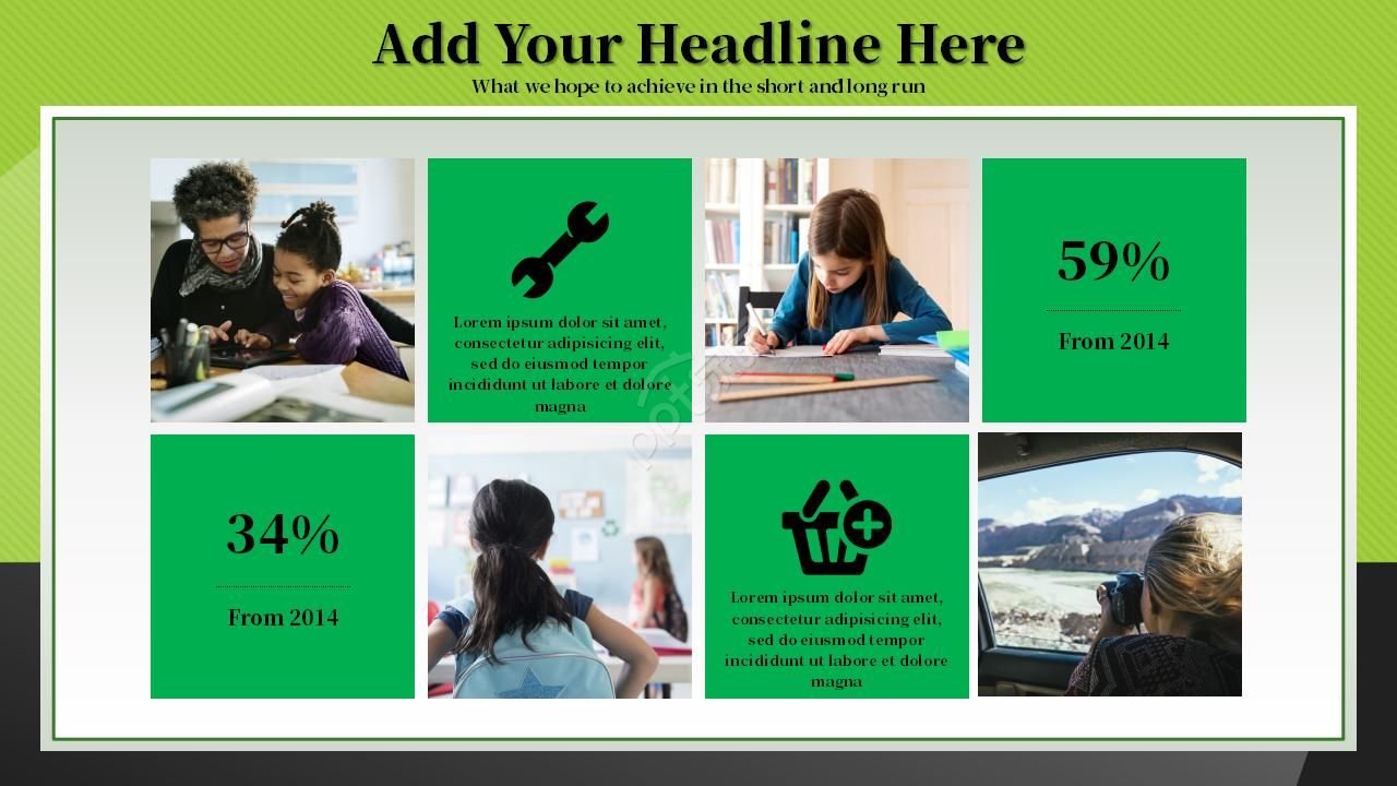 欧美风纯色商务通用ppt模板