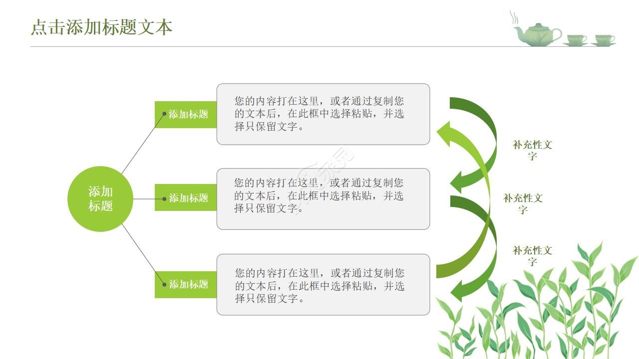 茶道协会招商方案ppt模板