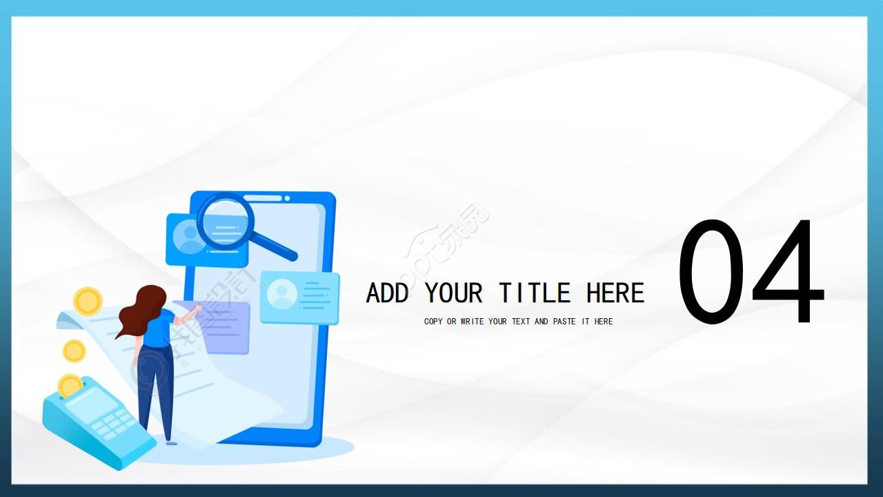 国外精选统计图表PPT模板