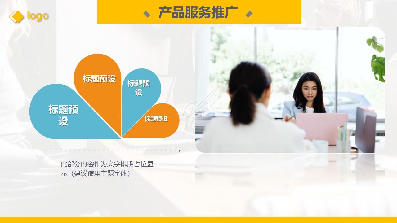 商务企业介绍ppt模板