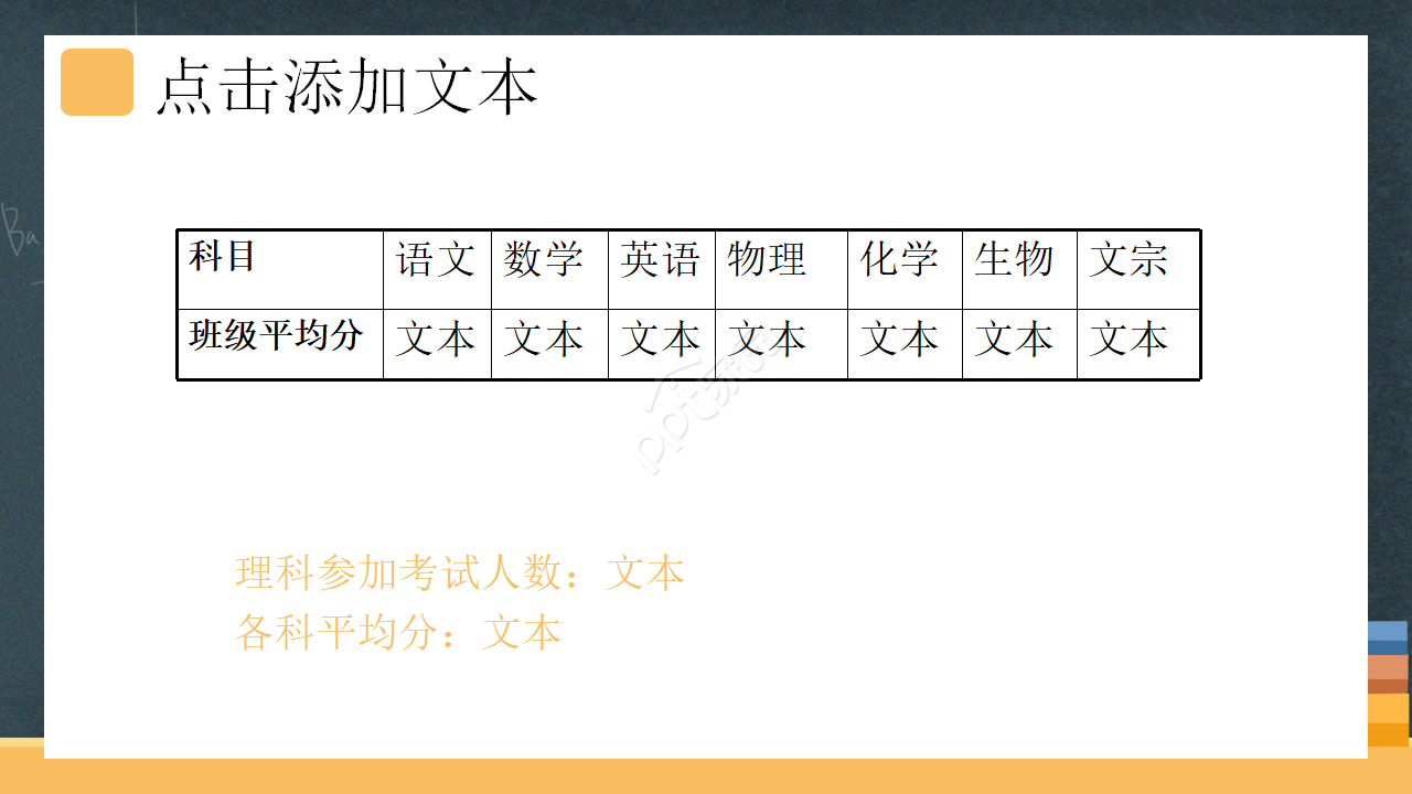高中家长会PPT模板
