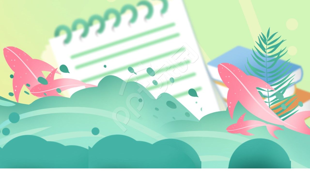 儿童卡通节日PPT背景图