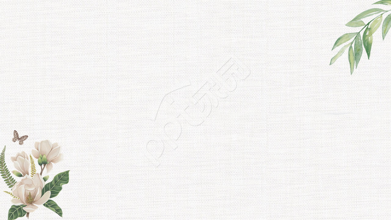 时尚花卉小清新PPT背景图模板