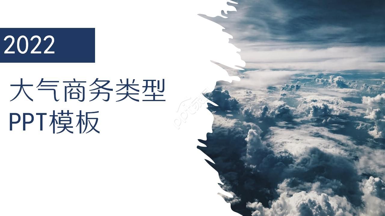 大气商务类型PPT模板