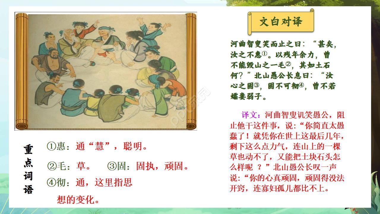 初中语文PPT课件《愚公移山》