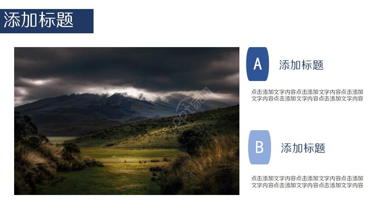 大气商务类型PPT模板