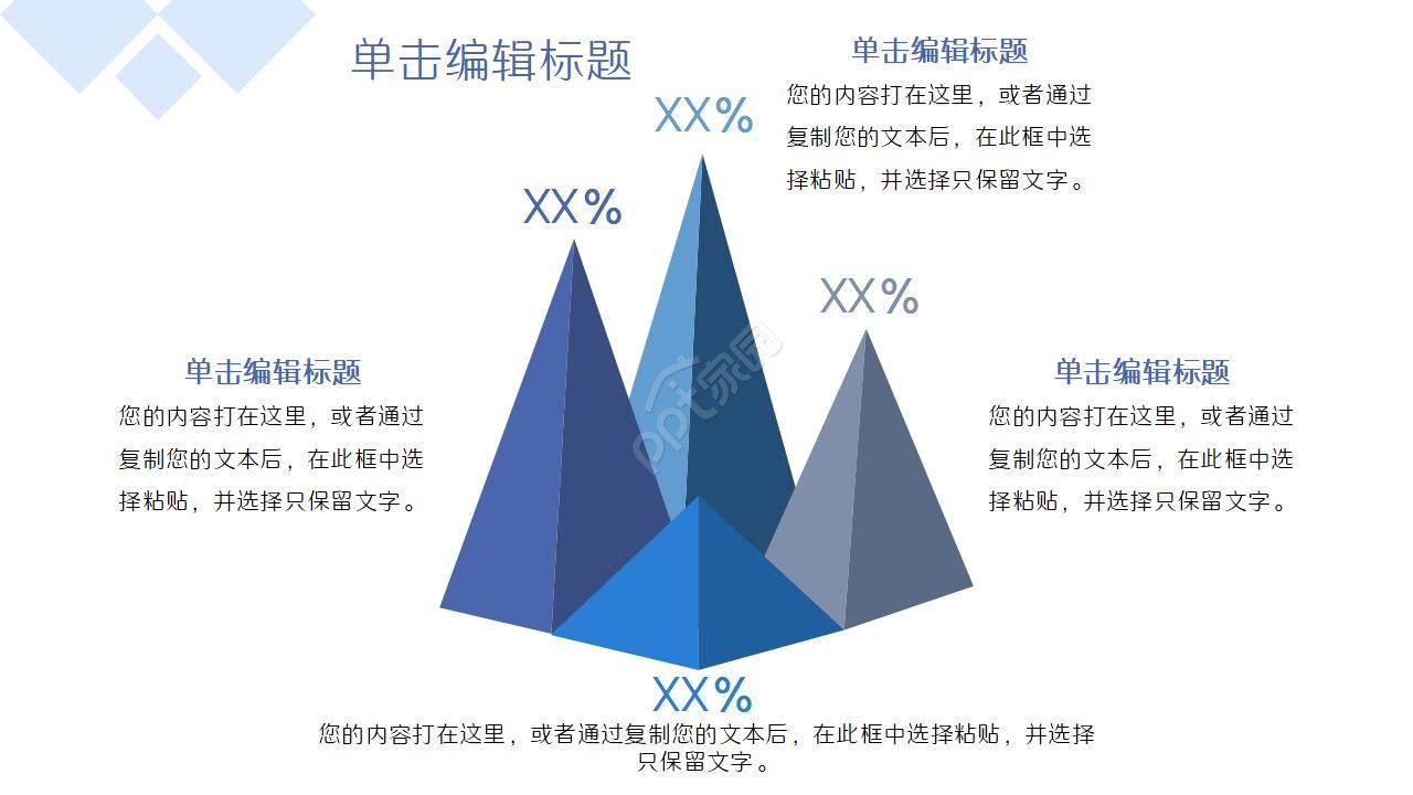 高铁公司工作总结ppt模板