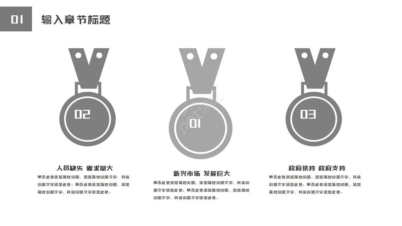 自我职业生涯规划ppt模板