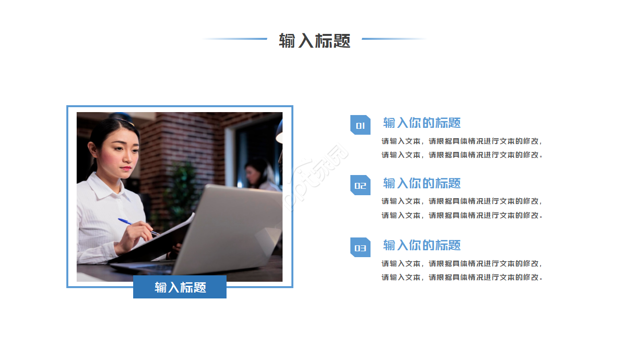 试用期员工月度总结ppt模板