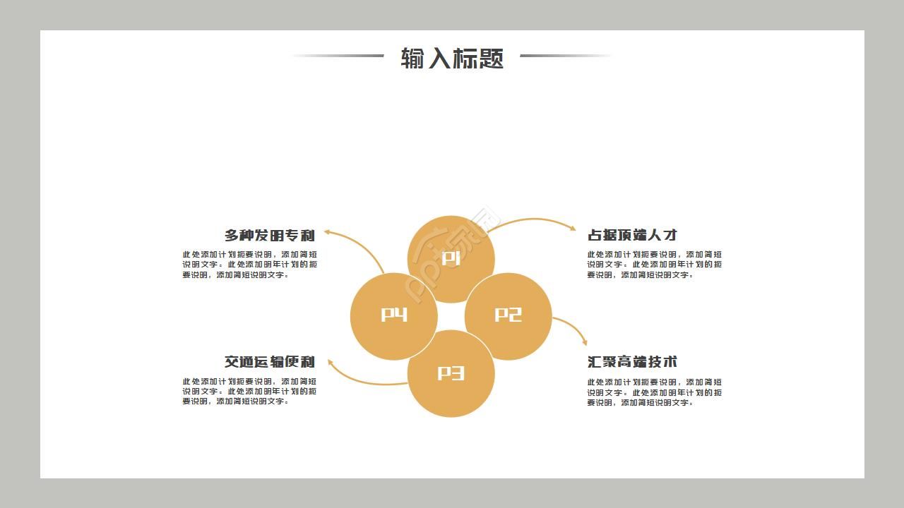职业生涯规划访谈ppt模板