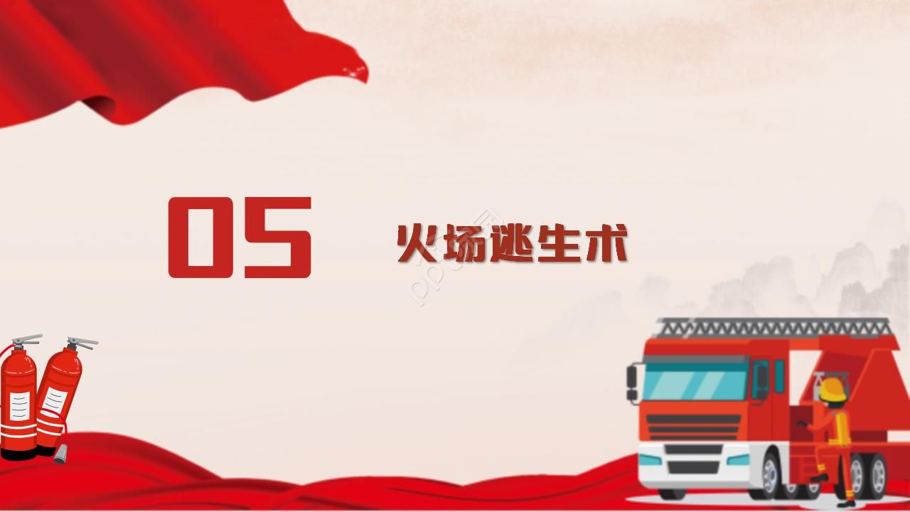 消防安全知识宣传ppt模板