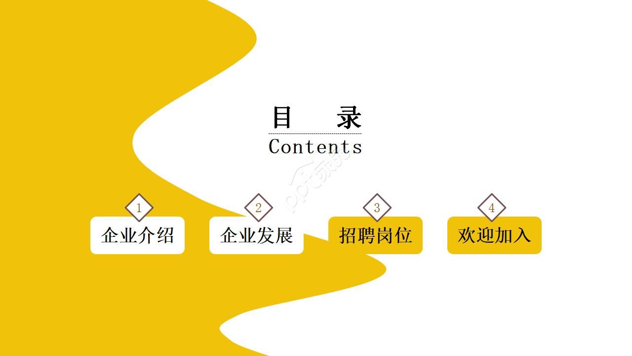 企业招新宣讲ppt模板