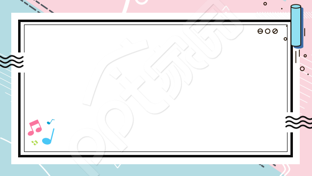 清新简约艺术类ppt模板背景图片