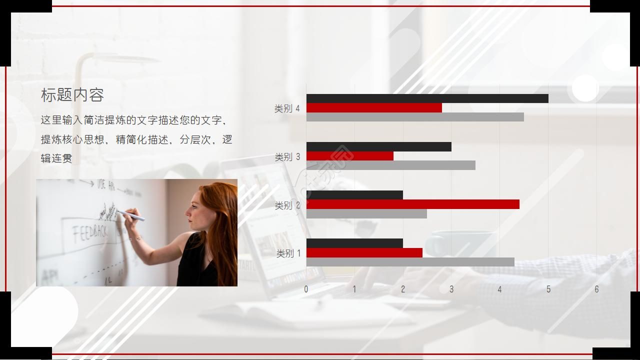 行业图表PPT模板