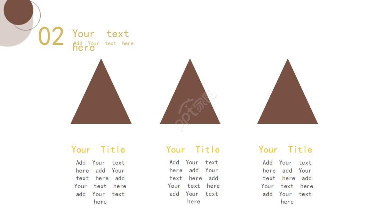 巧克力颜色ppt模板