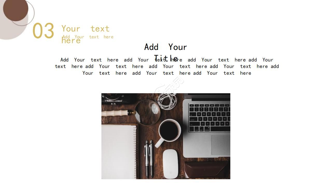 巧克力颜色ppt模板