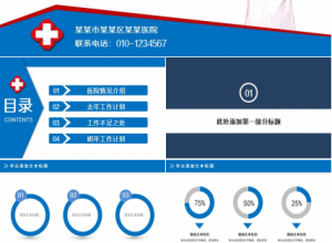 医院护士护理工作汇报ppt模板下载推荐