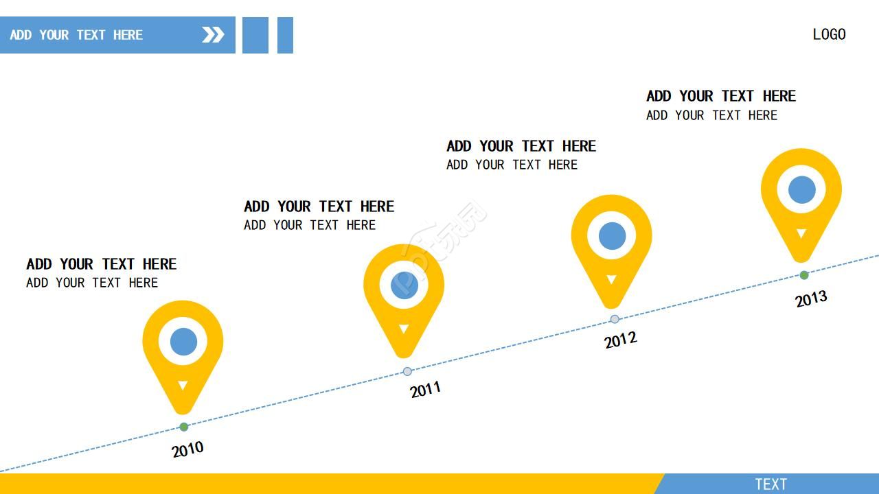 不规则图形边框卡通模板