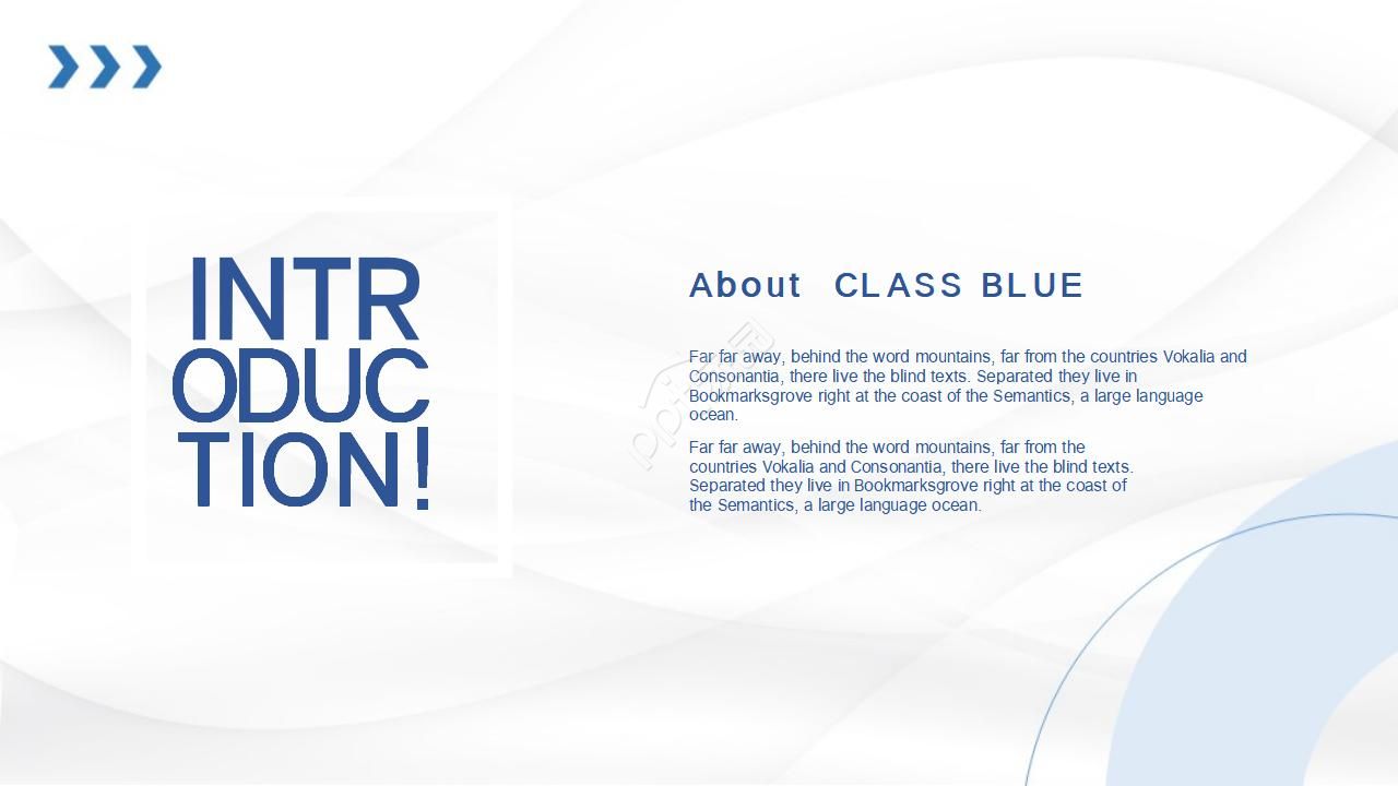 水晶蓝杂志风英文工作汇报通用ppt模板