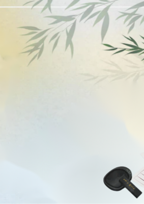 水墨诗歌朗诵ppt模板背景图片