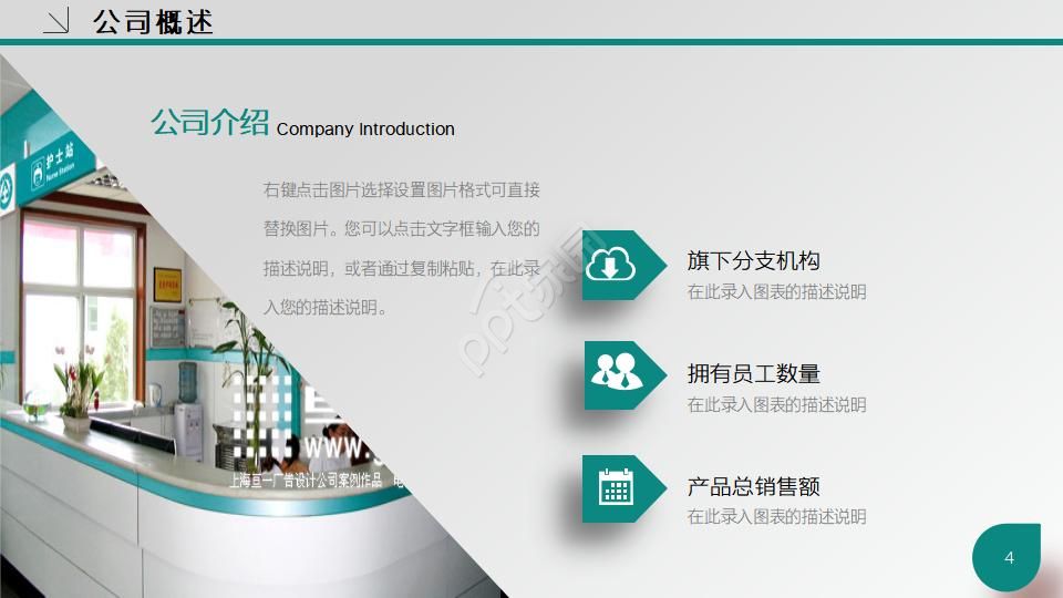 医疗行业汇报PPT模板