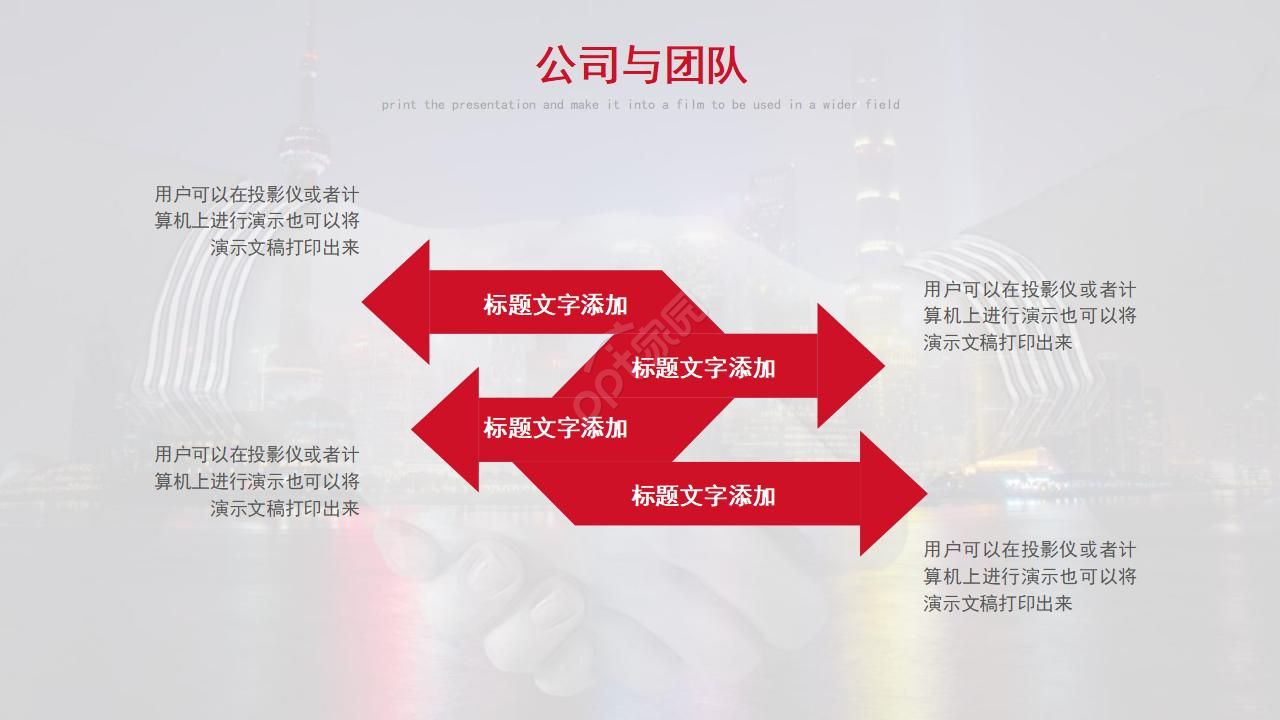 项目推广公司介绍ppt模板