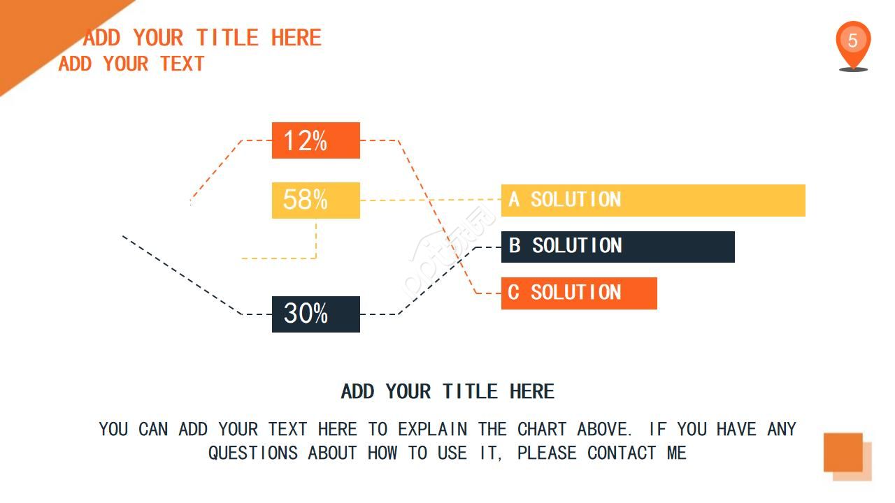 关系比例图PPT模板