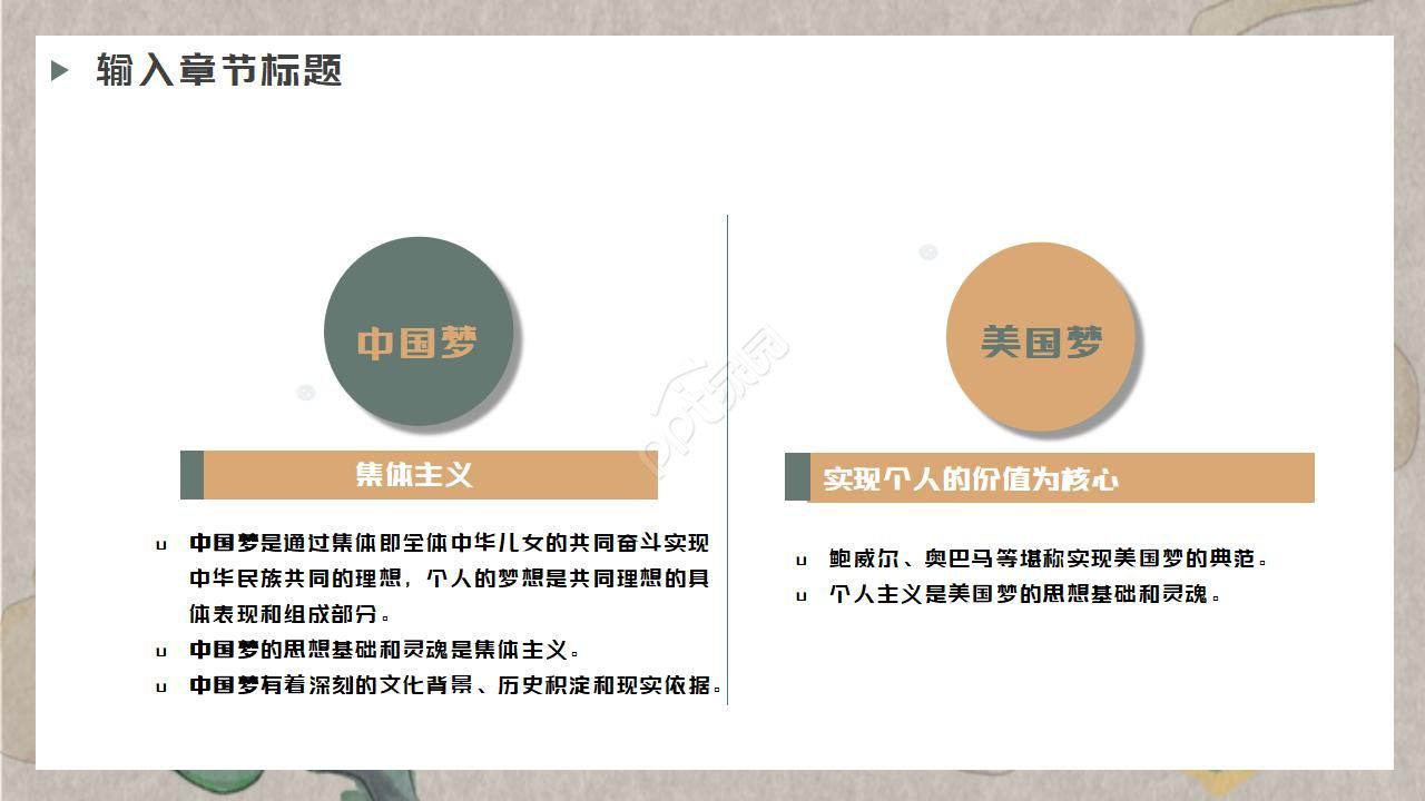 中国梦策划ppt模板