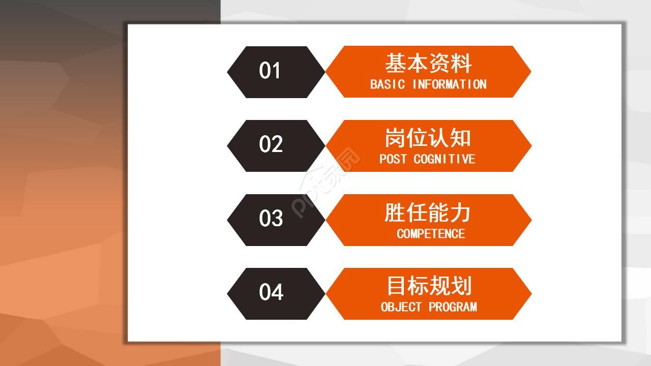 文秘岗位竞聘ppt模板