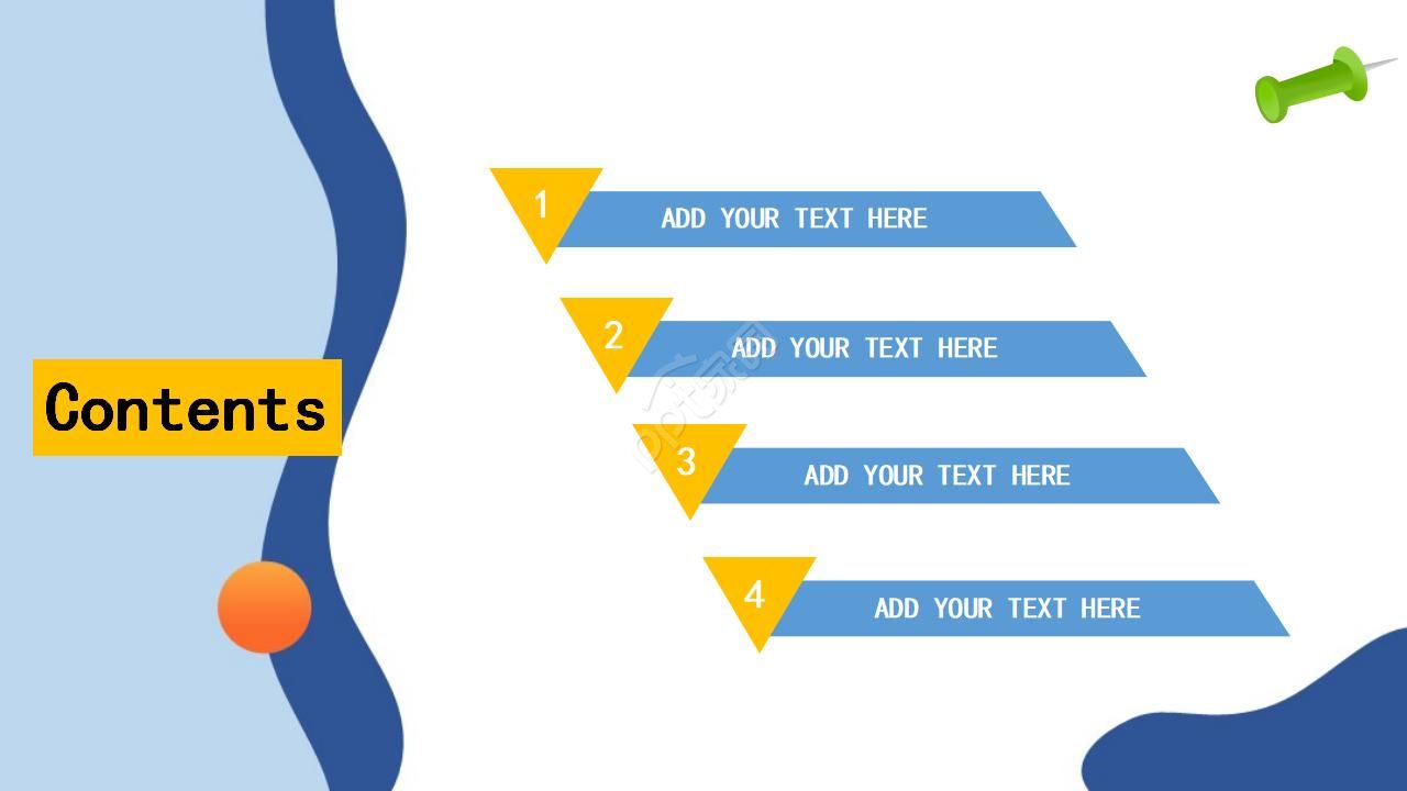 不规则图形边框卡通模板